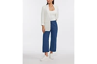 Ellen Tracy Women's Cropped Straight Leg Pant