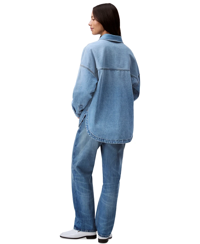 Calvin Klein Jeans Women's Utility Cotton Denim Shirt