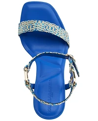 Karl Lagerfeld Paris Women's Cybil Ankle Strap Dress Sandals