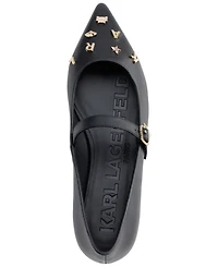 Karl Lagerfeld Paris Women's Veyda Ii Mary Jane Flats