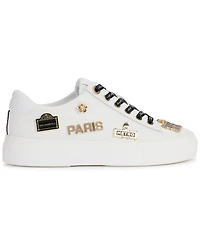 Karl Lagerfeld Paris Women's Cate Rue Pins Lace-Up Sneakers