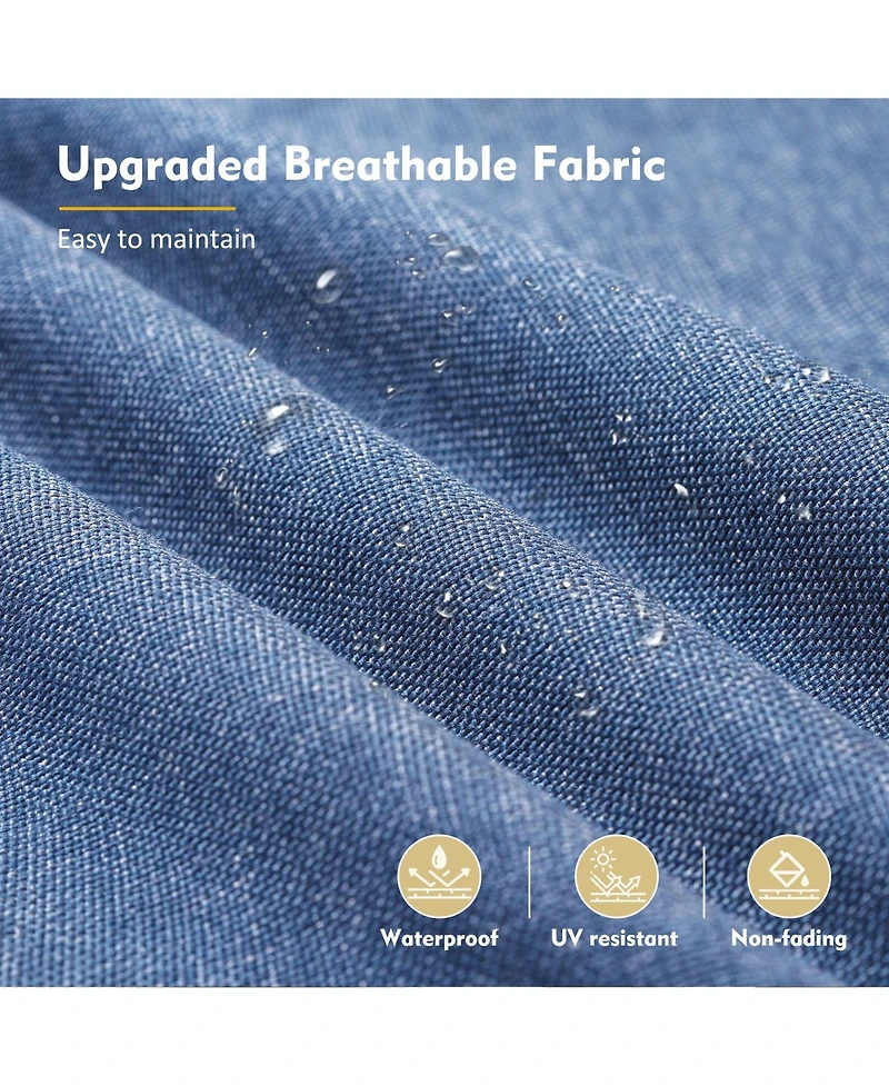 Xizzi Patio Furniture Set,12 Pieces Outdoor Sectional Sofa Couch Set,Patio Conversation Set with Modular Wicker Deep Seat Chairs,Comfy Cushions,Side T