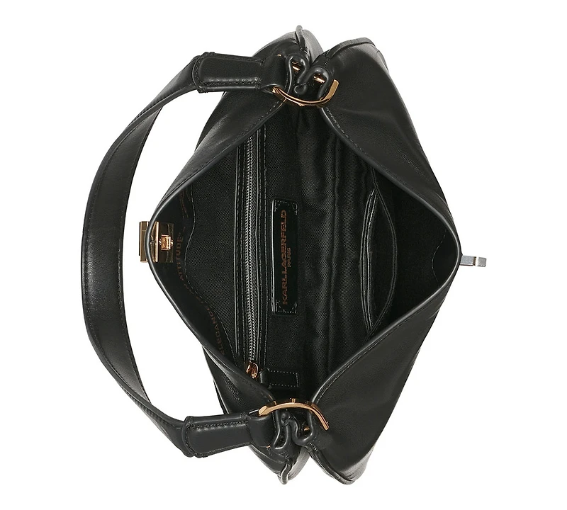 Karl Lagerfeld Paris Nadine Leather Shoulder Bag