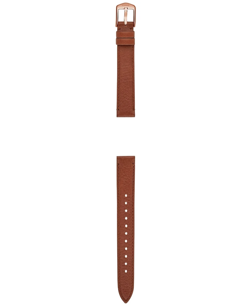Fossil Women's Brown Leather Watch Band, 14mm