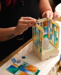 Lifelines FlowCrafts Decorative Tile Lamp Crafting Kit