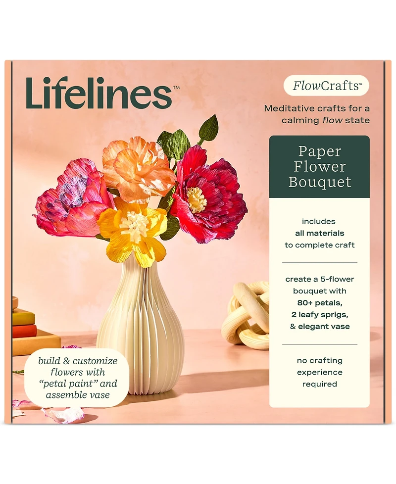 Lifelines FlowCrafts Paper Flower Bouquet Crafting Kit