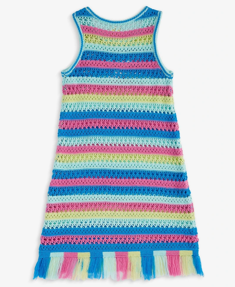 Disney Toddler and Little Girls Crochet With Fringe Hem Dress