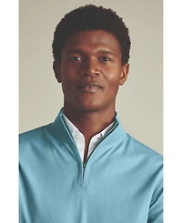 Charles Tyrwhitt Men's Merino Zip Neck Long Sleeve Sweater
