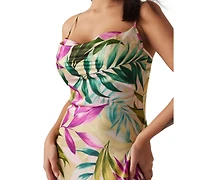 Guess Women's Akilina Cowlneck Sleeveless Midi Dress