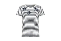 Olsen Women's Sequin and Stripe T-Shirt