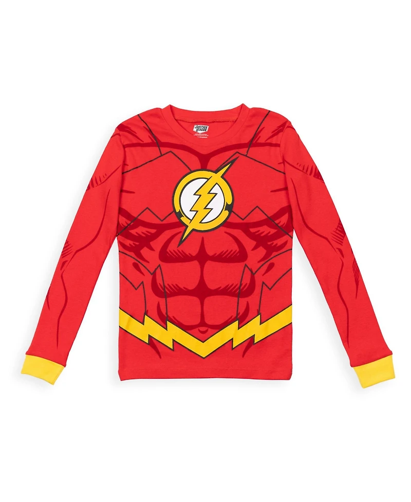 Justice League Toddler Boys Dc Comics Cosplay Pajama Shirts Pants