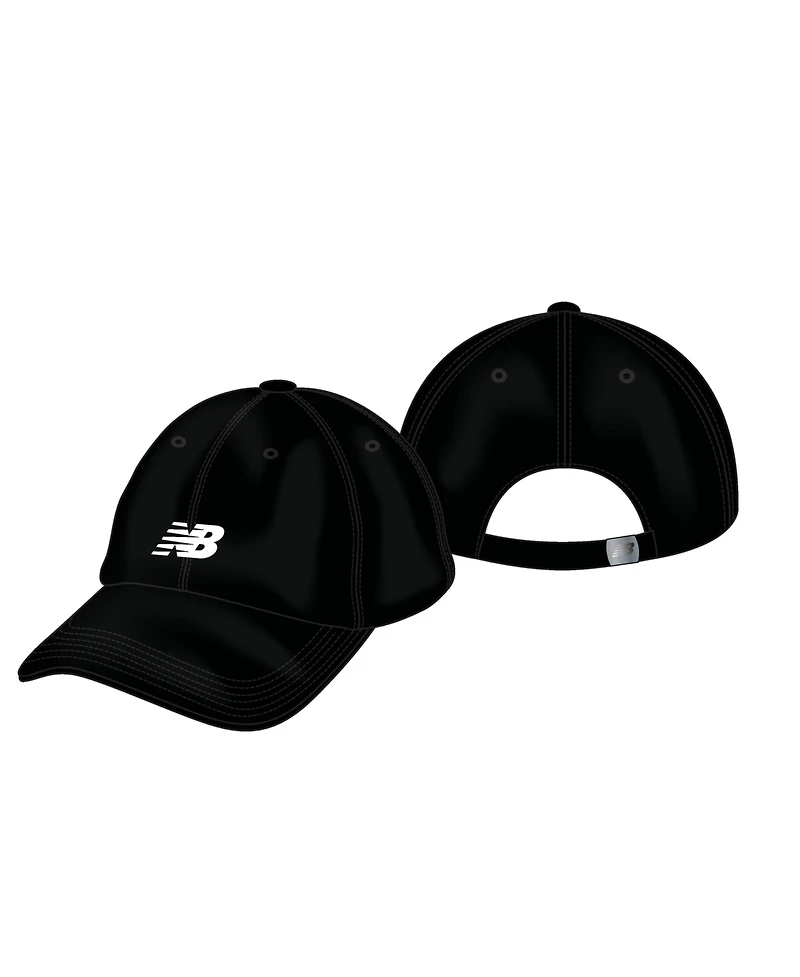 New Balance Men's Flying Logo Black 6-Panel Classic Hat