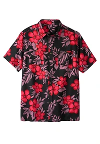 KingSize Big & Tall Short-Sleeve Linen Shirt