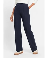 Olsen Women's Mona Fit Wide Leg Knit Trouser