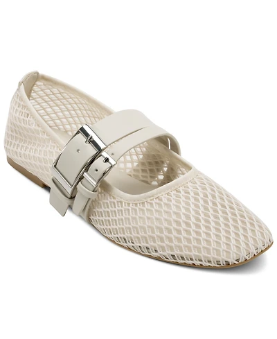 Dkny Women's Dade Mesh Buckle Ballet Flats