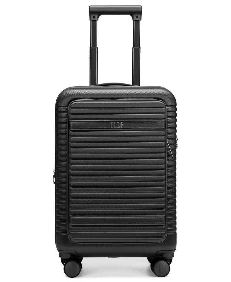 Elle Escape 22.5" Expandable Carry-On Suitcase with Front Laptop Pocket