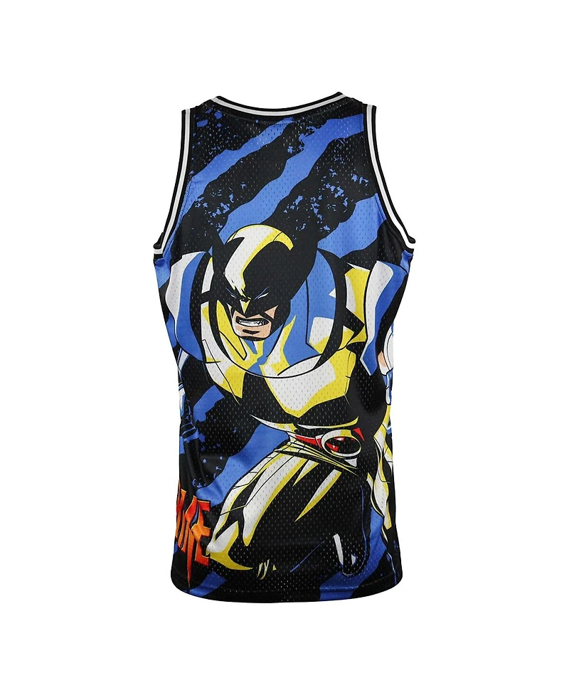 Lids Men's Black Wolverine Comic Big Print Mesh Jersey