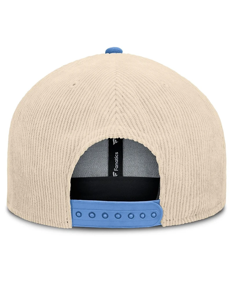 Fanatics Men's Tan North Carolina Tar Heels Catcher Snapback Hat