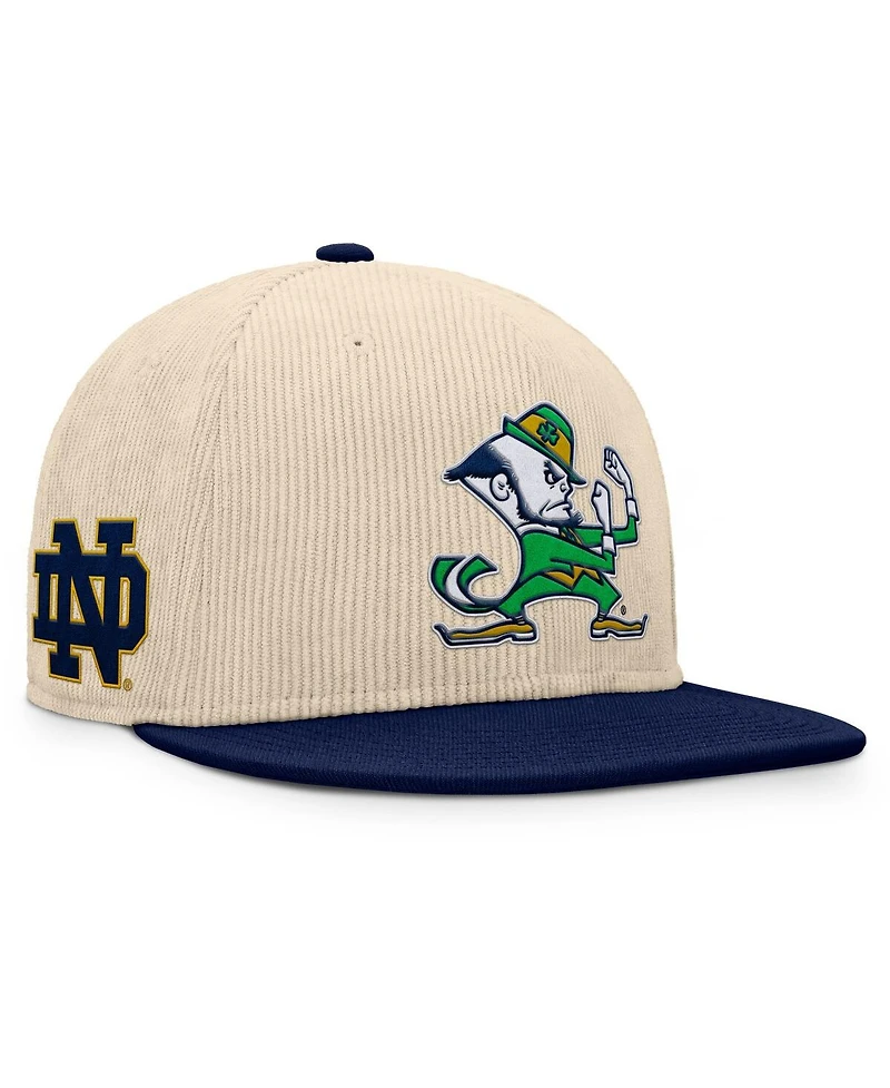 Fanatics Men's Tan Notre Dame Fighting Irish Catcher Snapback Hat