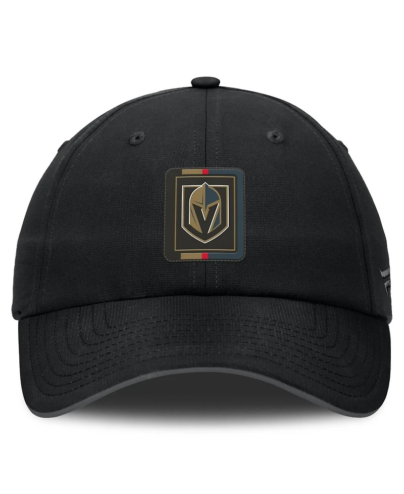 Fanatics Men's Gray/Black Vegas Golden Knights Authentic Pro Ripstop Adjustable Hat