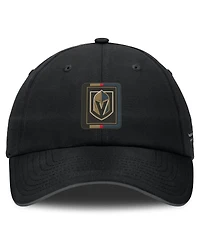 Fanatics Men's Gray/Black Vegas Golden Knights Authentic Pro Ripstop Adjustable Hat