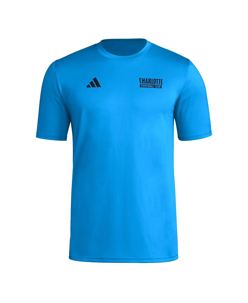 Adidas Men's Blue Charlotte Fc Local Wrap T-Shirt