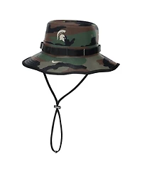 Nike Men's Camo Michigan State Spartans 2024 Military Appreciation Apex Bucket Hat
