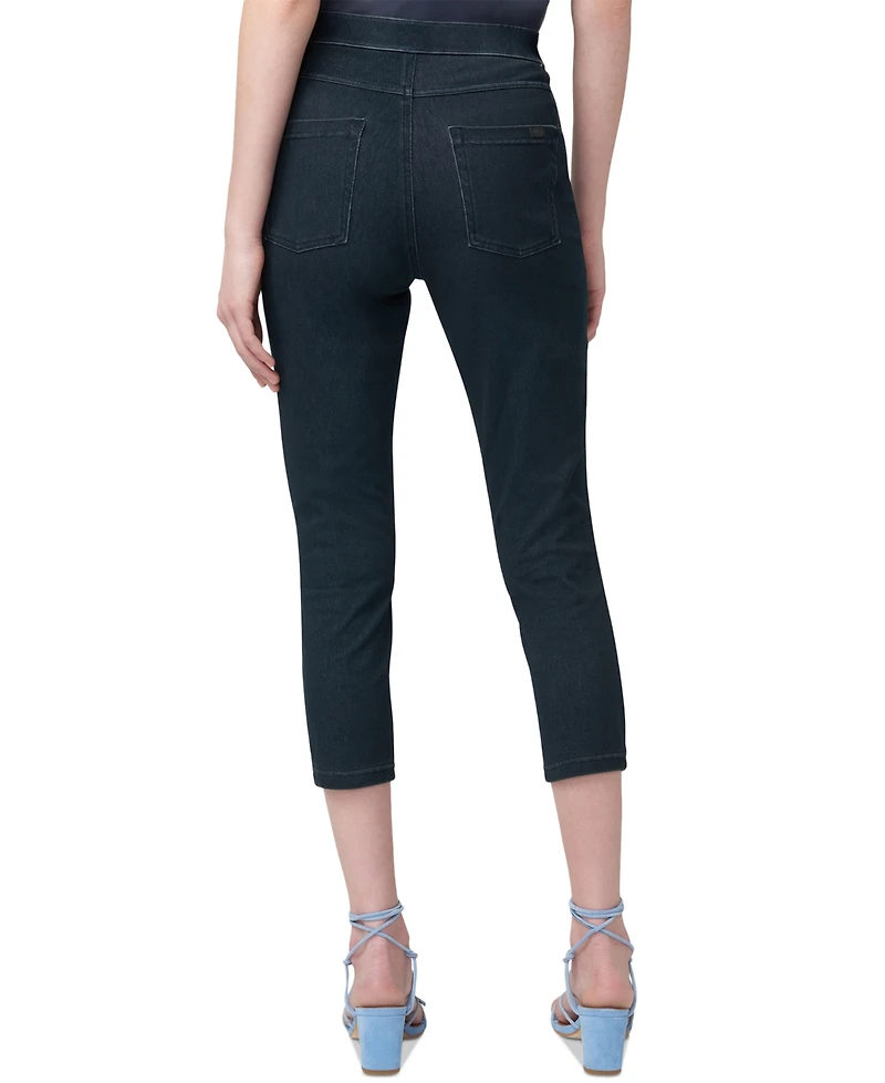 Hue Women's Mid-Rise Pull-On Denim Capri Leggings