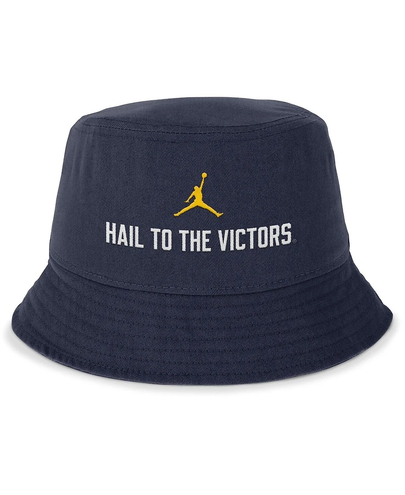 Jordan Men's Navy Michigan Wolverines Local Apex Bucket Hat