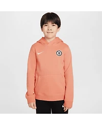 Nike Big Boys and Girls Pink Chelsea Club Pullover Hoodie