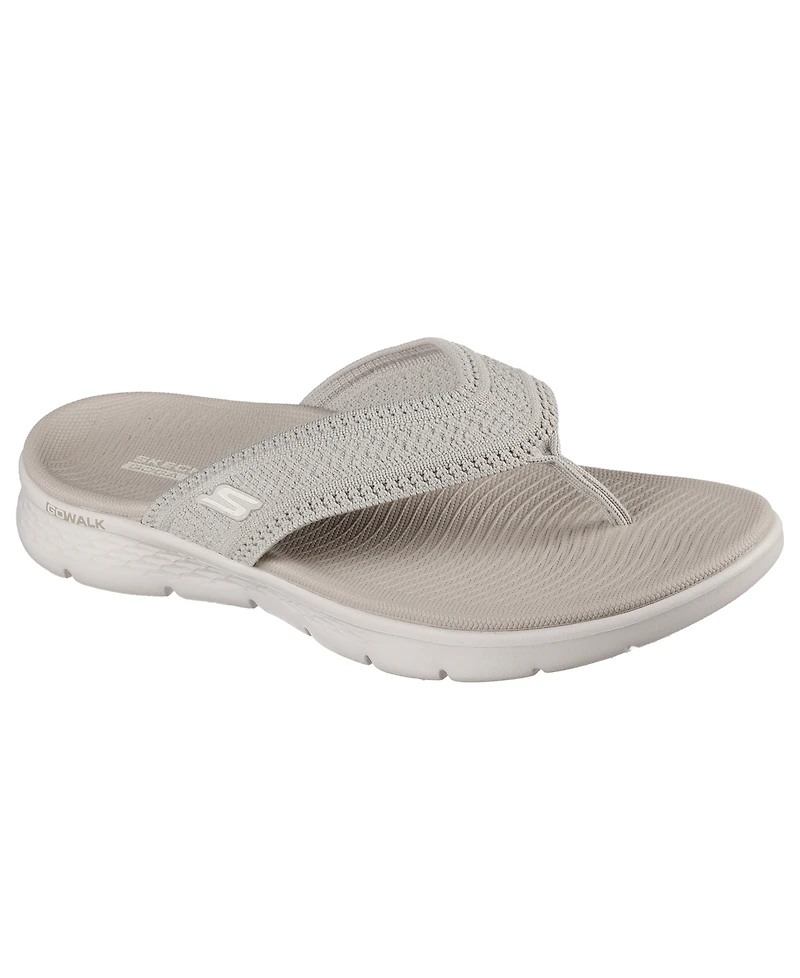 Skechers Women's Go Walk Flex Flip-Flop Thong Sandals from Finish Line