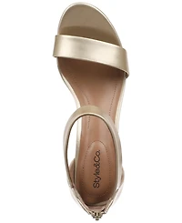 Style & Co Women's Paycee Two-Piece Dress Sandals, Exclusively at Macy's