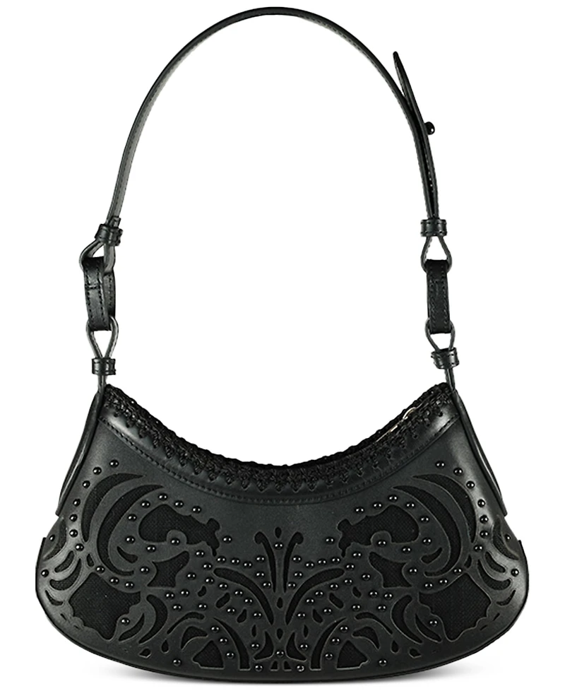 Sam Edelman Willette Floral Dyecut Leather Shoulder Bag