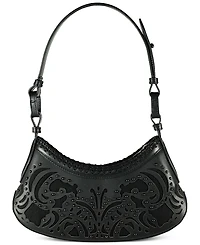 Sam Edelman Willette Floral Dyecut Leather Shoulder Bag