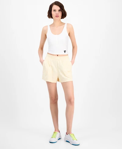 Guess Women's Peony Jacquard Pull-On Shorts