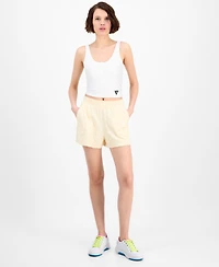 Guess Women's Peony Jacquard Pull-On Shorts