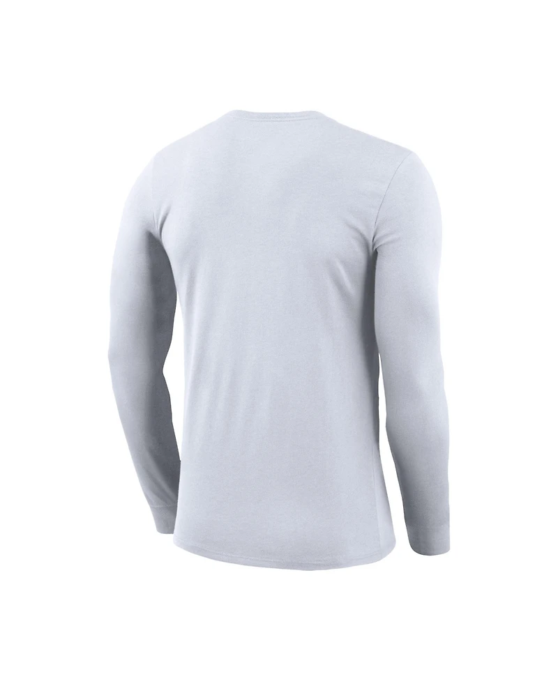 Nike Big Boys and Girls White Wake Forest Demon Deacons 2025 Legend Bench Long Sleeve T-Shirt