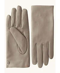 Women`s extra long Premium Lamb Leather Touchscreen Gloves "Lola Long" Cashmere Lining