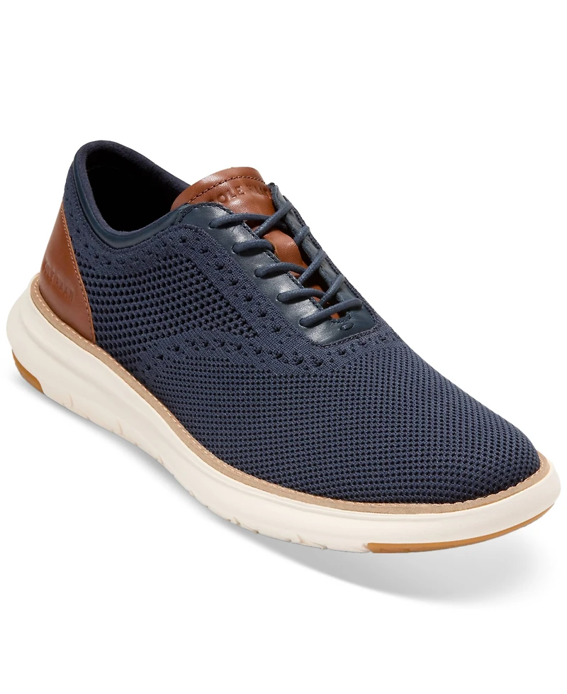 Cole Haan Men's Grand Remix Lace-Up Knit Oxford Shoes