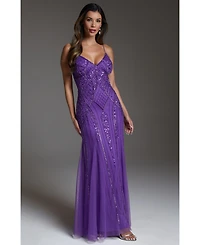 Bebe Women's Beaded Gown