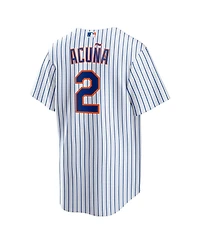 Nike Men's Luisangel Acuna White New York Mets Home Replica Player Jersey