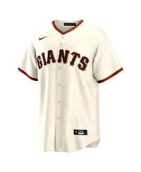 Nike Men's Willy Adames 1.0 Cream San Francisco Giants Replica Jersey