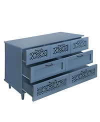 Mondawe 7 Drawer Cabinet, American Furniture, Suitable for Bedroom, Living Room, Study