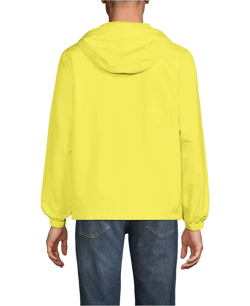 Lands' End Men's Squall Waterproof Packable Rain Jacket