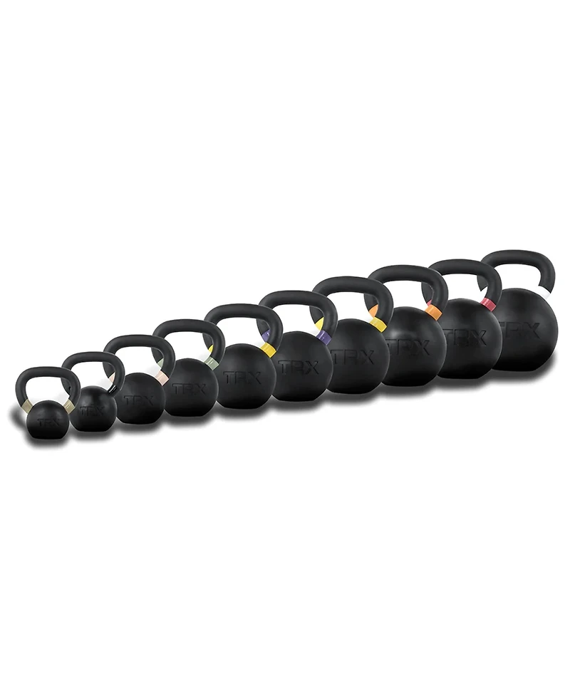 Trx Rubber Coated Kettlebell for Weight & Strength Training, 52.9 Pounds (24 kg)