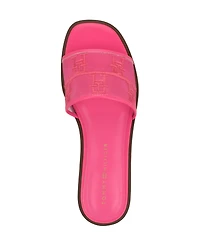 Tommy Hilfiger Women's Tesia Mesh Logo Flat Slide Sandals