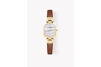 Women's Watch 22×26mm Rectangle Mother-of-pearl or Brushed Sunburst Dial Victoria Hyde