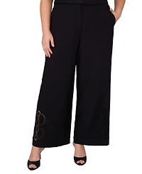 Vince Camuto Plus High-Rise Wide-Leg Pants