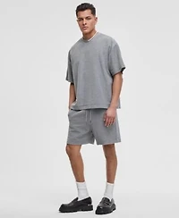 Mode Of One Mens Oversized Fit Textured Sweatshirt Regular Fit 7 Reverse French Terry Shorts Exclusively At Macys