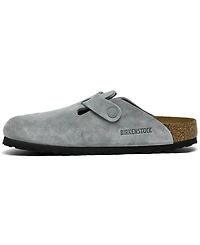 Birkenstock Women's Boston Soft Footbed Suede Leather Clogs from Finish Line